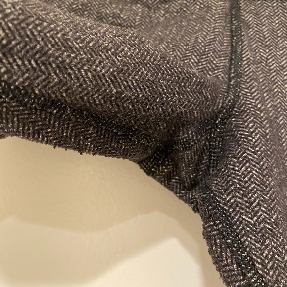 LULULEMON Heathered Herringbone Black wunder under crop - Picture 2 of 5